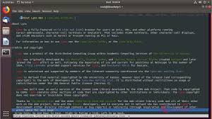 Lynx loads web pages at command line (terminal). How To Install Lynx 2 8 9 On Ubuntu 18 04 Linuxhelp Tutorials