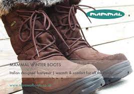 Mammal Winter Boots Brochure by Four Corners UK Distribution - Issuu