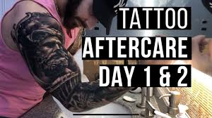 Have you ever read about tattoo care instructions for protecting your skin from any kind of infection? How To Treat A New Tattoo Healing Process Aftercare Day 0 Fresh Youtube