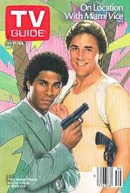 Resplendent with authentic 1980s music, fashion, and vibe, miami vice follows two undercover detectives and their extended team through the mean streets of miami, florida. Retronewsnow On Twitter Tv Guide Miami Vice Don Johnson