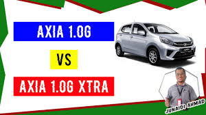 Axia se dan advance pula, ia turut ditambah dengan sistem multimedia dengan 'smart link' (untuk android sahaja), pemegang pintu luar bersalut krom, roda aloi berbentuk spiral, serta meter kombinasi baharu dengan warna putih. Perodua Info Perbezaan Axia G Dan Axia Gxtra Youtube
