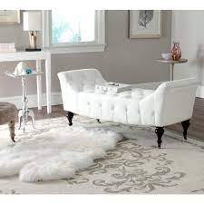 Georgette Bench In White White Bench Furniture Home Decor