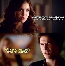 Love, quotes 03/01/2017 if you're a fan of cw's the vampire diaries , then you also have to be *mildly* obsessed with the show's two main hunks, the salvatore brothers. Because I Love You Vampire Diaries Cast Vampire Diaries Quotes Vampire Diaries Memes