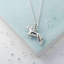 Sterling Silver Unicorn Charm Necklace Magical Gift Mythical Etsy In 2021 Unique Sterling Silver Jewelry Unicorn Pendant Unicorn Necklace