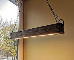 Wood Beam Led Pendant Light Chandelier Wooden Chandelier Etsy Wooden Chandelier Rustic Lighting Rustic Light Fixtures