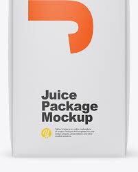 Download 1l Matte Juice Package Mockup Back View In Packaging Mockups On Yellow Images Object Mockups PSD Mockup Templates