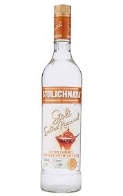 Oddka sells a salted caramel popcorn vodka, which combines the flavours of a night at the cinema with a visit to a cocktail bar. Stolichnaya Stoli Salted Karamel Vodka