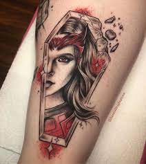 Scarlet Witch piece by @hannahleightattoos . . . . . #tattoo #tattooed  #inkedmag #tattoos #tattooist … | Tatuajes coincidentes, Tatuajes marvel,  Tatuajes increíbles