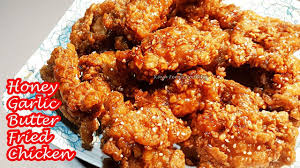 Kfc Style Honey Garlic Butter Fried Chicken Youtube Brathahnchen Huhner Huhnchenrezepte