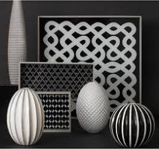 Black And White Home Decor Accessories Labyrinth Lacquered Wood Tray Globalviews Dwellstudio Black And White Decor White Home Decor Black White Rooms