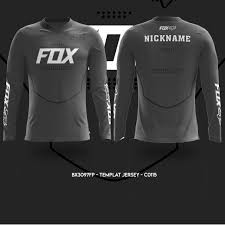 Jangan ragu lagi untuk segera menghubungi dan mempercayakannya di konveksi garuda print. Kaos Baju Jersey Fox Lengan Panjang Hitam Shopee Indonesia