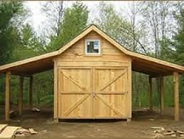 Post Beam Barn Wood Shed Plans Diy Shed Plans Building A Shed