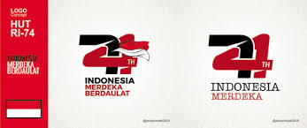 Hut Ri 74 Indonesia Merdeka Berdaulat Logo Free Vector In Coreldraw Cdr Cdr Format Format For Free Download 2 68mb