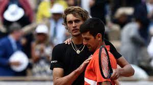 Yesh ginsburg | february 15, 2021 march 25, 2021 day 9 of the australian open will see two men's quarterfinal matches. Australian Open Tennis 2021 Alexander Zverev Novak Djokovic Wrongly Portrayed As The Bad Guy Eurosport