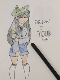 Fashion design clothes cute drawings character outfits cartoon art styles art clothes clothes design fashion design sketches drawing clothes aesthetic clothes. Draw This In Your Style Cartoon Art Styles Art Style Challenge Drawing Challenge