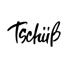 Wir wollen dir tschüs oder tschüs, tschüss oder tschüss sagen. Hand Drawn Lettering Tschuss Calligraphy Vector Illustration Goodbye Stock Vector Illustration Of Font Black 95247803