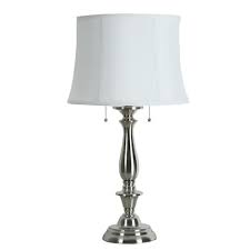 Home accents mini ceramic globe table lamp 2 pack set, black. Table Lamps At Lowes Com