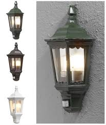 Model #olcfm 15 ddb m4. Exterior Flush Mounted Half Lantern With Pir 3 Colours