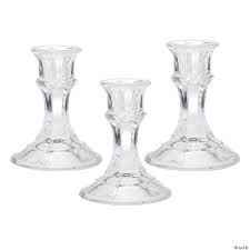 Details this glass candle holders is very tall but with cheap price. Taper Candle Holders Oriental Trading