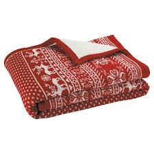 Plaid Pour Noel Mdm Objet Deco Maison Tricot Nordique Deco Maison Du Monde