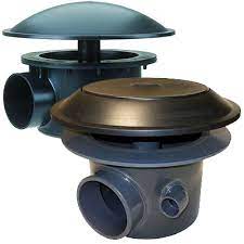 We recommend a bottom drain fitted with a 4inch outlet. Pond Bottom Drains