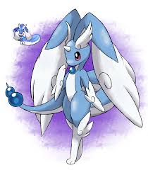 Another Pokemon fusion in the Sugimori style! This time a  DragonairLopunny! : rpokemon