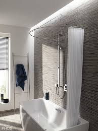 Duschvorhangstange Halbrund Mit Wandbefestigung Dr 700 Hw Duschvorhangstange Kleine Badezimmer Duschvorhang