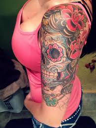 My Half Sleeve All Finished Done By Tim Martin At Brainstorm Tattoos In Faye Half Sleeve Tattoos Skulls Tattoos For Women Half Sleeve Sleeve Tattoos For Women