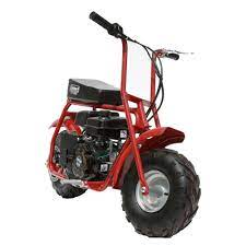 The reliable 3hp ohv engine will power you through the trails all day with plenty of muscle while being gas efficient. Coleman Powersports Ct100u Mini Bike Red Overton S