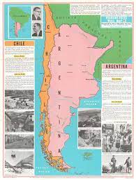 Patagonia southern argentina chile falkland islands joh. Chile Argentina Headline Focus Wall Map 6 Geographicus Rare Antique Maps