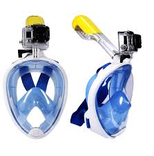 Find deals on products in water sports on amazon. Full Face Snorkeling Mask With Go Pro Mount