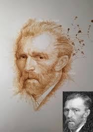 Saturday coffee watercolour with a spill