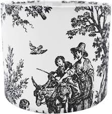 Average rating:0out of5stars, based on0reviews. French Toile Black And White 7 Inch Retro Barrel Drum Clip On Chandeli Upgradelights Com