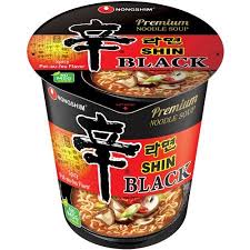 Nongshim Shin Black Cup 3 5 Oz 6 Ct Walmart Com Nongshim Noodle Soup Gum Arabic