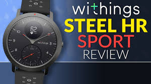 The steel hr sport's heart rate monitor also proved accurate, but given the watch's small display and lack of other advanced metrics you'd find on devices such as the garmin forerunner 35 , it's not one i would recommend for anything more than. Withings Steel Hr Sport Review 25 Day Battery Life Youtube