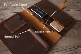 Leather Ipad Mini Case Leather Portfolio Apple Pencil Case Notebook Covers Iphone Holder Pen Slot Travel Wallet Padfolio Kindle Case In 2020 Ipad Mini Case Leather Apple Pencil Case Leather Portfolio