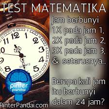 Quiz Matematika Berapa Kali Jam Itu Berbunyi Dalam 24 Jam Matematika Belajar Dan Jam