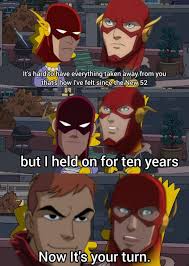 Barry and Wally after Absolute Power : r/dccomicscirclejerk