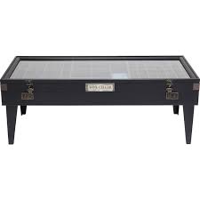 Perfect for that modern rustic or bohemian vibe, and quite the bonus if you like wine. Coffee Table Collector Black 122x55cm Kare Design