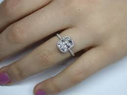 Pin On Cushion Cut Engagement Rings