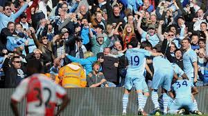 Hosts score twice in stoppage time to deny neighbours the crown manchester city. Manchester City Aguero Goal Qpr