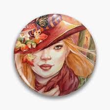 Witch Hazel Pins and Buttons for Sale