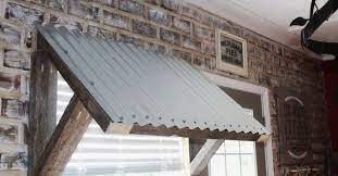 Diy 10 Corrugated Metal Awning Diy Awning Metal Awning Door Awnings