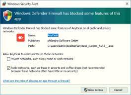 Check if firewall is running · open control panel by clicking start and then clicking control panel. Firewall Anydesk Help Center