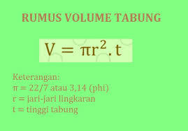 Maybe you would like to learn more about one of these? Rumus Volume Luas Permukaan Tabung Contoh Soal Lengkap