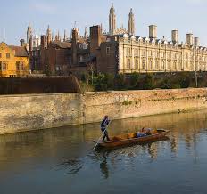 Punting On The River Cam Clare College Cambridge University Cambridgeshire England Oxford England Wales England Cambridge Uk