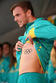 Reluctant olympic hero kyle chalmers goes all out with olympic tattoos. Kyle Chalmers Gets Three Olympic Tattoos After Returning Home From Rio