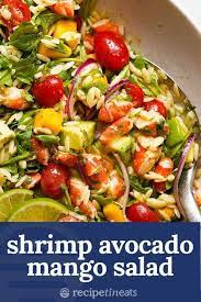 Prawn Mango Avocado Summer Salad Recipe Summer Salads Salad Recipes Healthy Salad Recipes