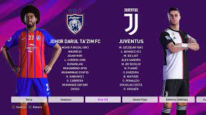 Johor Darul Ta Zim Jdt Vs Juventus Lawan Difficulty Super Star Pes 2020 Youtube
