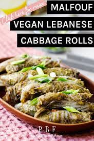 Malfouf Vegan Lebanese Cabbage Rolls Video Recipe In 2021 Vegan Cabbage Recipes Lebanese Recipes Lebanese Recipes Authentic